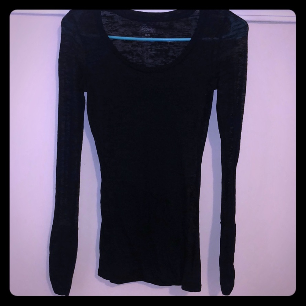 Black long sleeve shirt